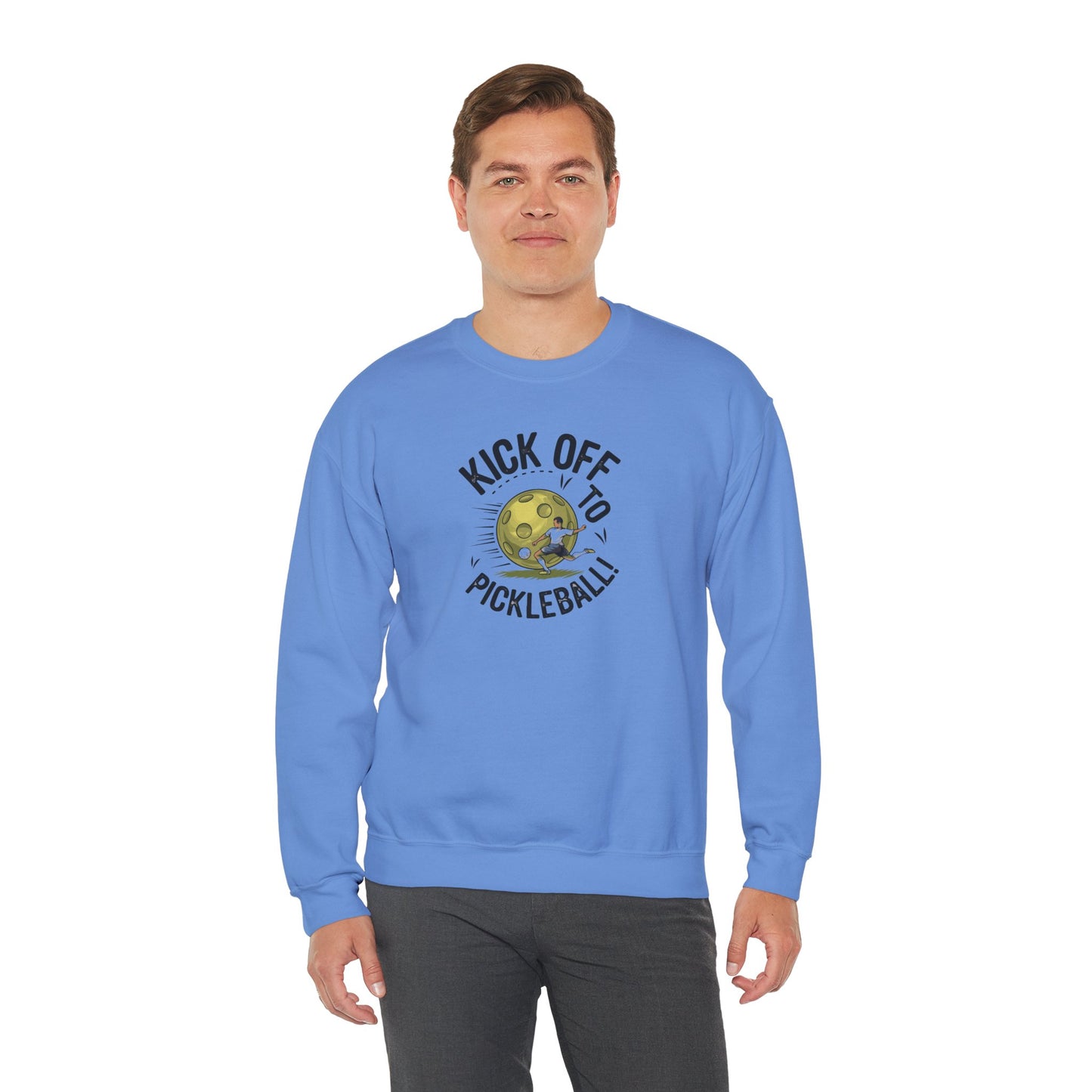 Men's Soft Pickleball Sweatshirt - Kick Off to Pickleball