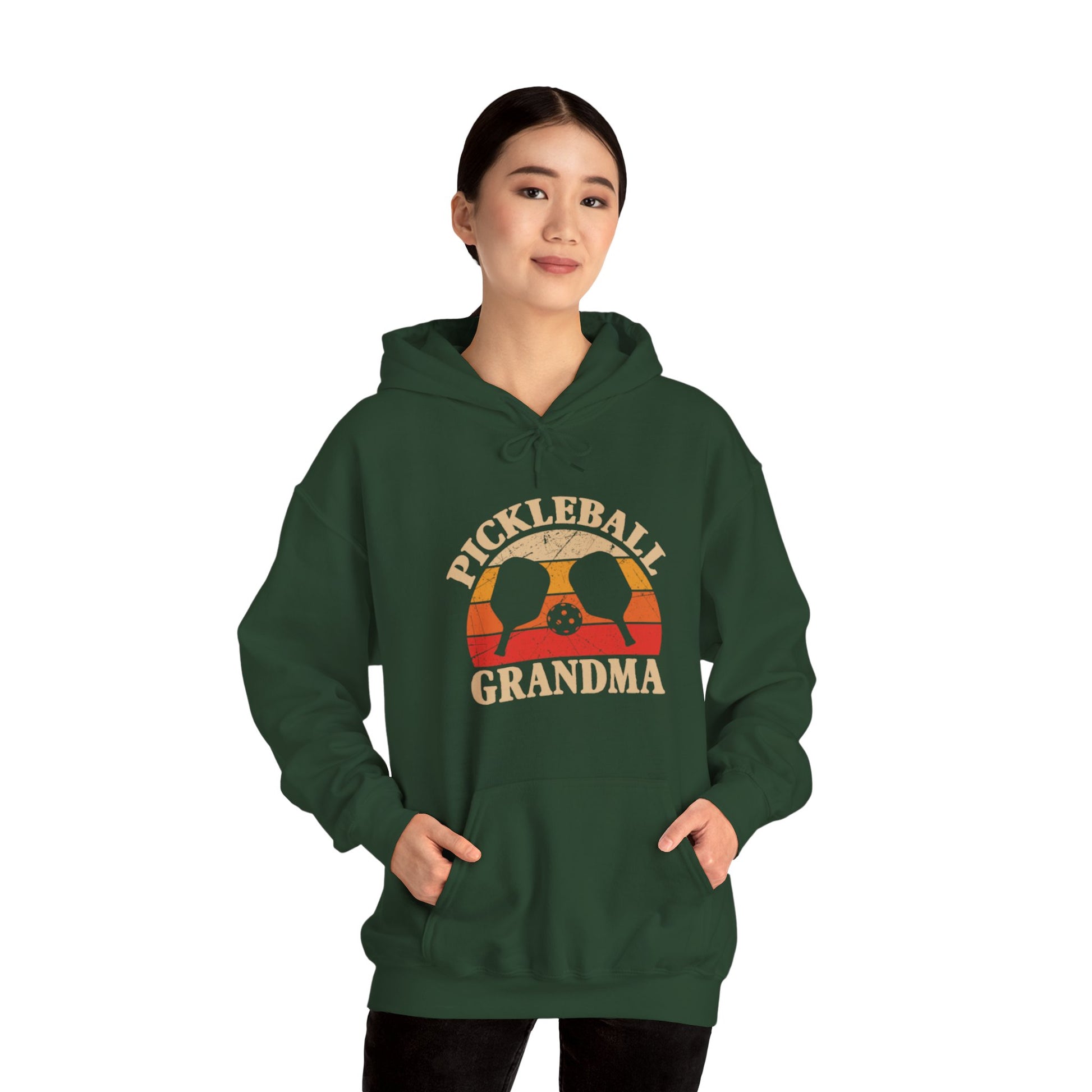 Women's Durable Pickleball Hoodie - Pickleball Grandma