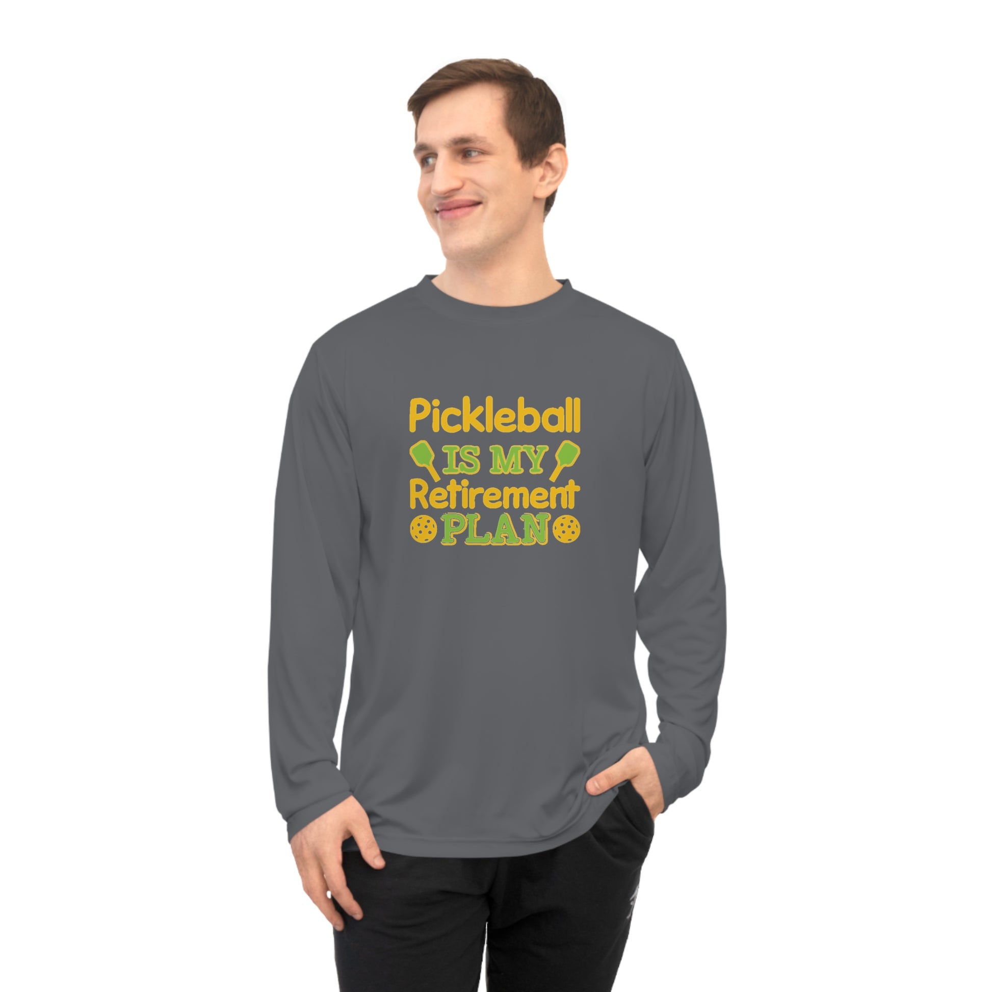 Men's Pickleball Long Sleeves top - Pickleball is my retirement plan