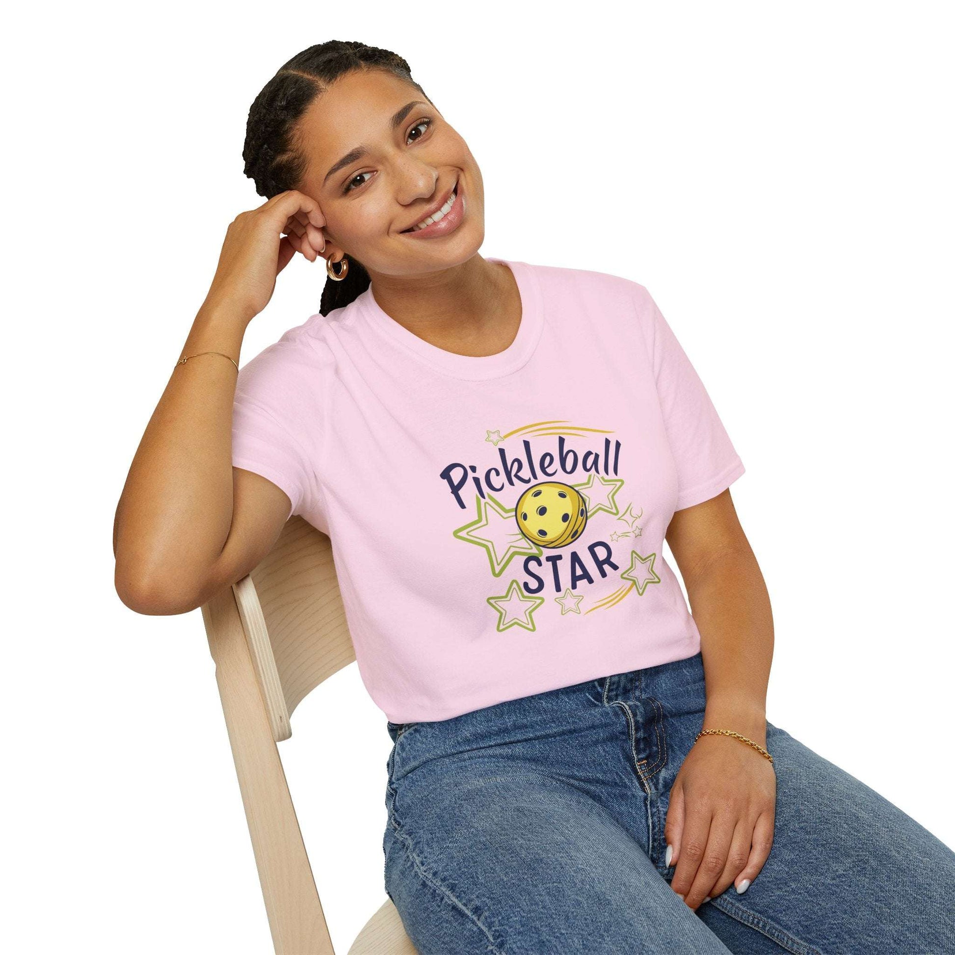 Women's Delightful Pickleball T-shirt - Pickleball Star