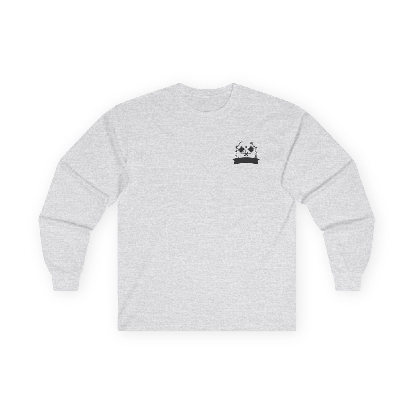 Women's Pickleball Long Sleeves top - Pickleball This Is My Happy Hour Gray