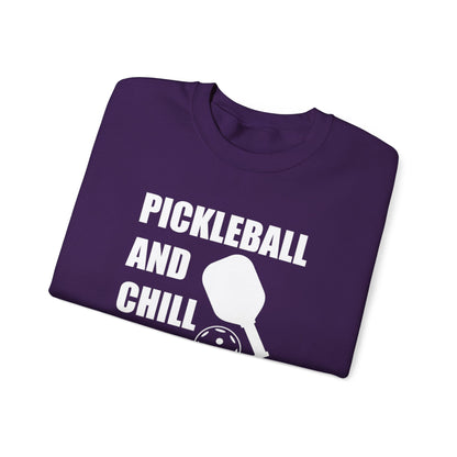 Women's Stylish Pickleball Sweatshirt - Pickleball and Chill
