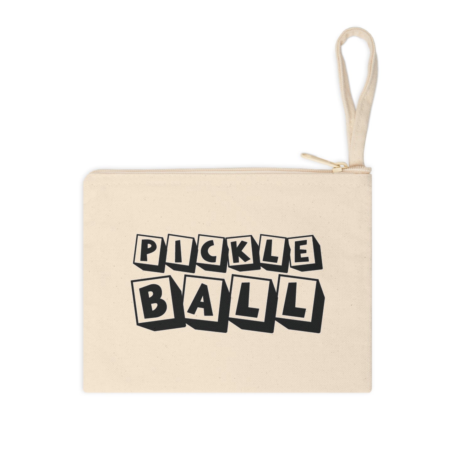 Pickleball Durable Pouch - Pickleball Pop Blocks 8.3" × 7.8''