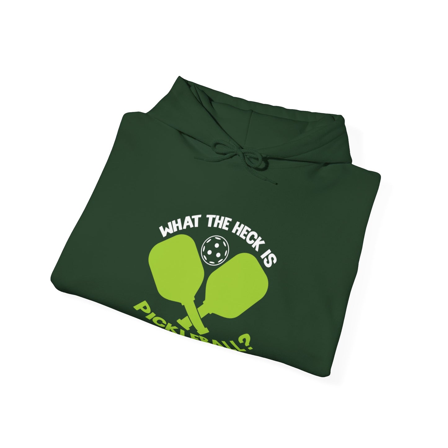 Men's Funny Pickleball Hoodie - What the Heck Is Pickleball?