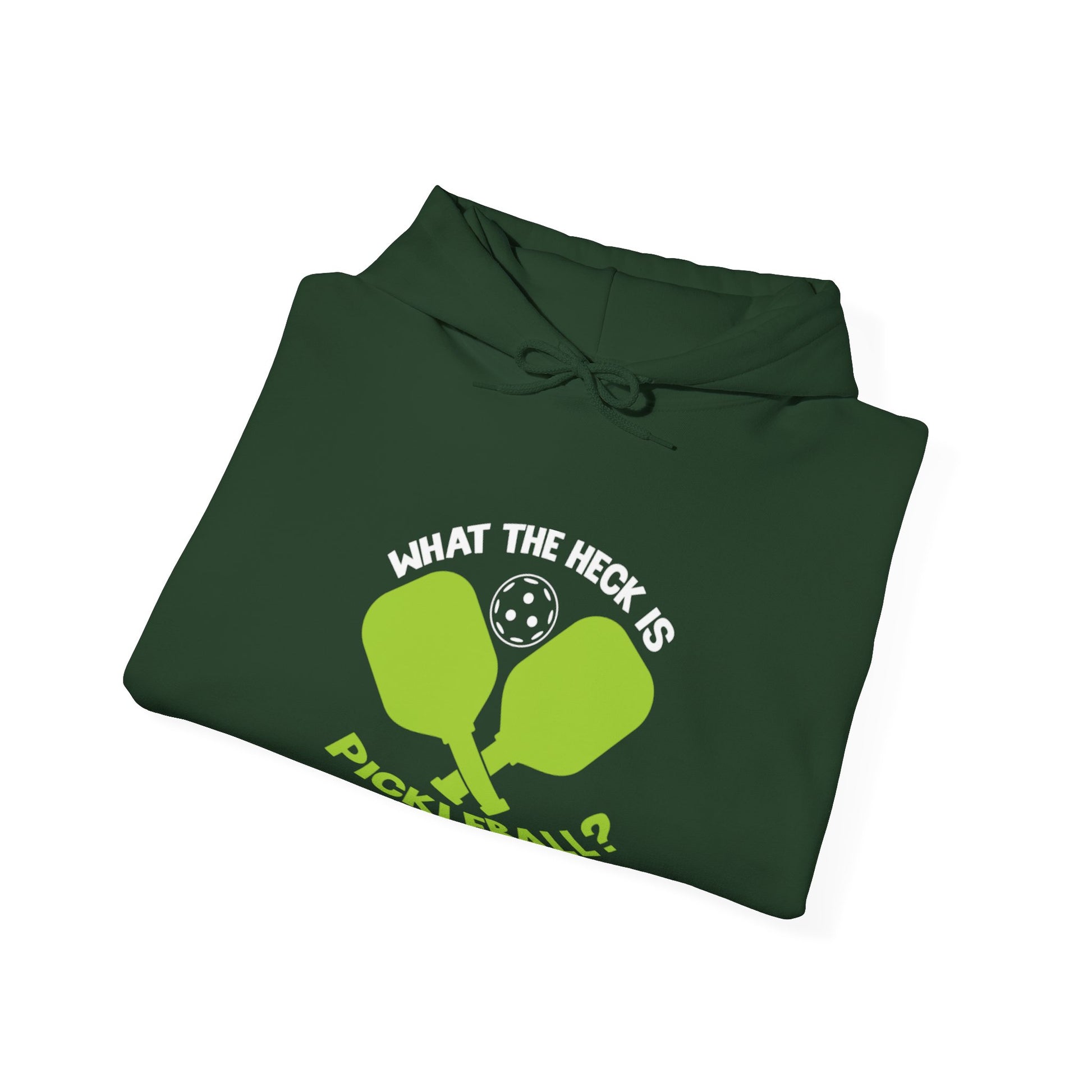 Men's Funny Pickleball Hoodie - What the Heck Is Pickleball?