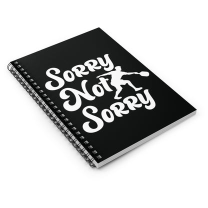 Pickleball Cool Notebook - Sorry Not Sorry