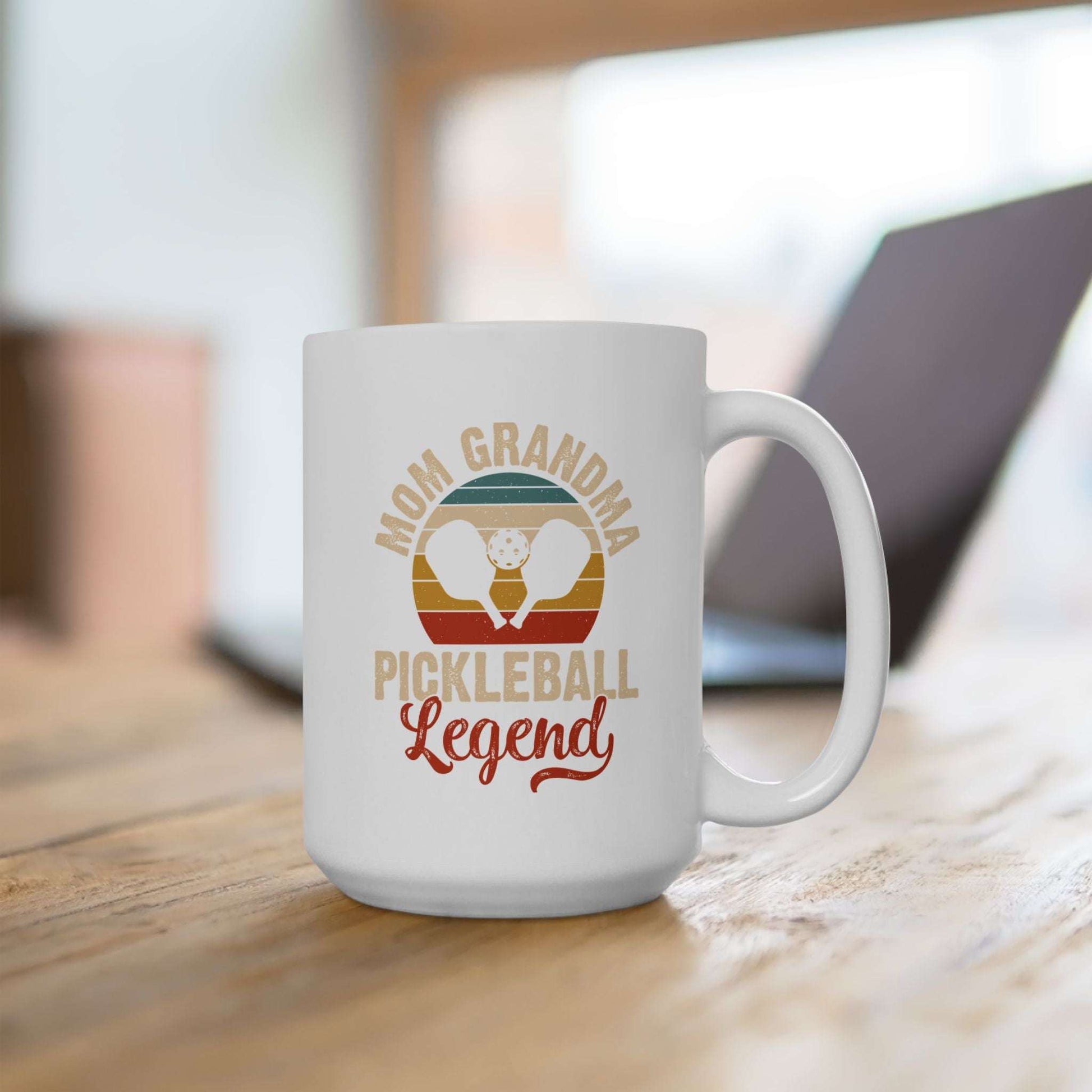Funny Pickleball Mug - Mom grandma pickleball legend