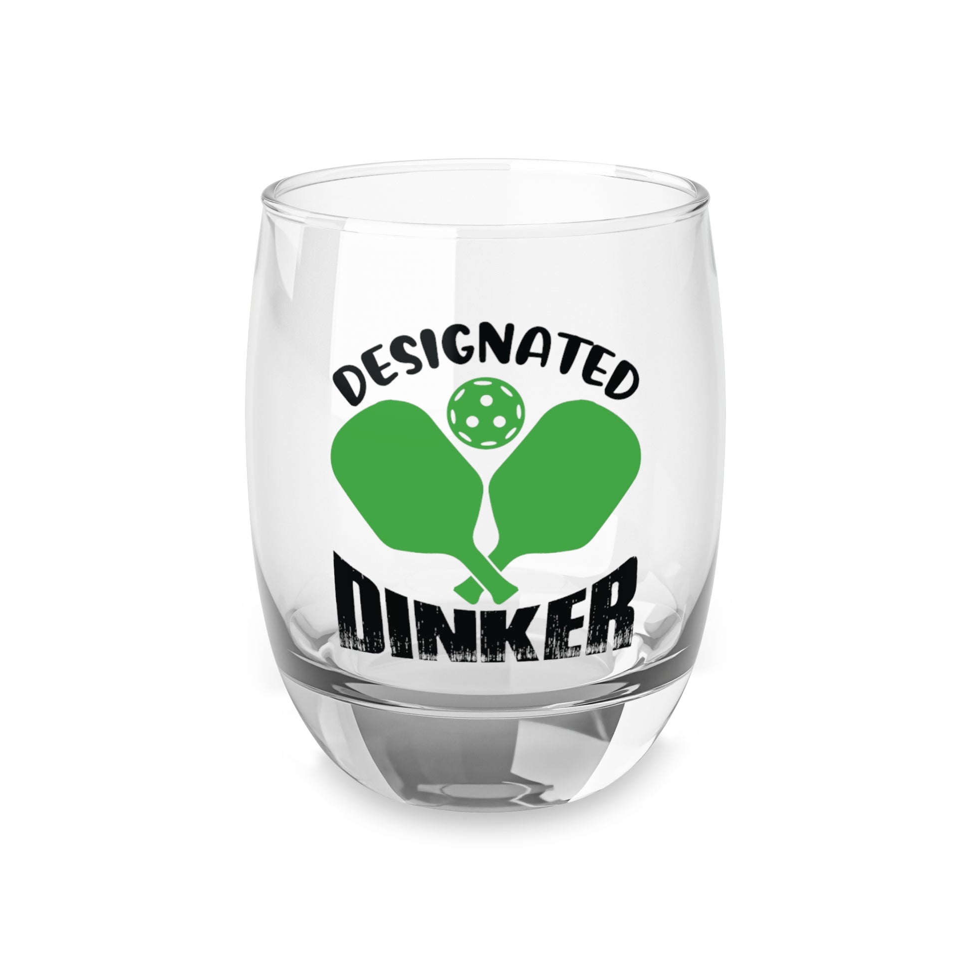 Pickleball Durable Whiskey Glass - Designated Dinker 6oz
