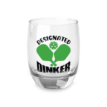 Pickleball Durable Whiskey Glass - Designated Dinker 6oz