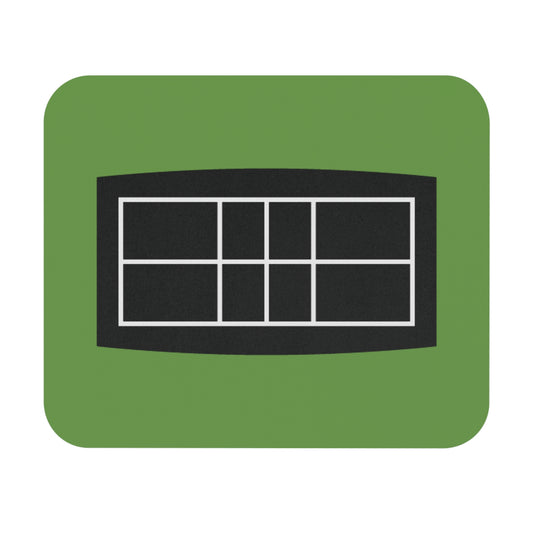 Pickleball Quirky Mouse pad - Pickleball Court Green