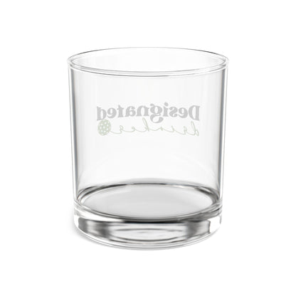 Pickleball Stylish Rocks Glass - Designated Drinker