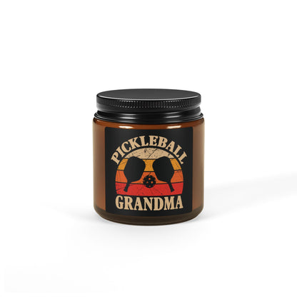 Pickleball Energetic Candle - Pickleball Grandma Amber
