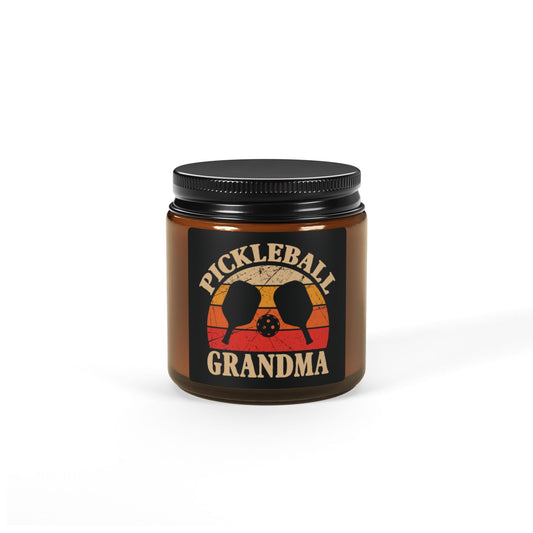 Pickleball Energetic Candle - Pickleball Grandma Amber