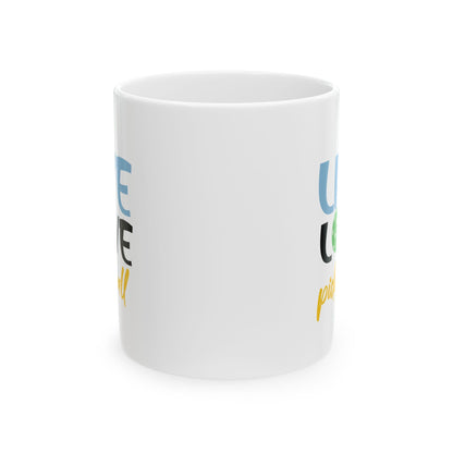 Pickleball Durable Mug - Live Love Pickleball White
