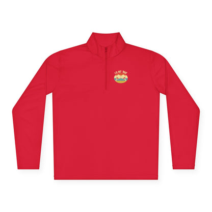 Men's Affordable Pickleball Pullover - Pickleball Player Red
