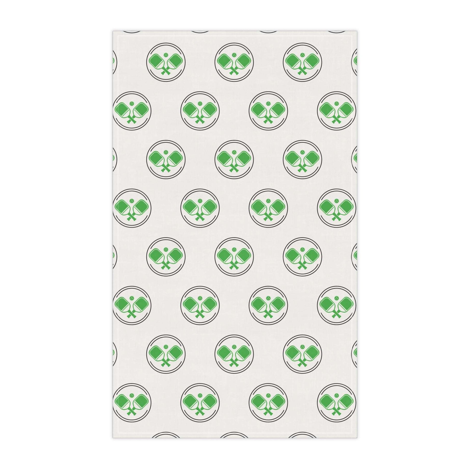 Pickleball Soft Tea Towel - Double Paddle Logo
