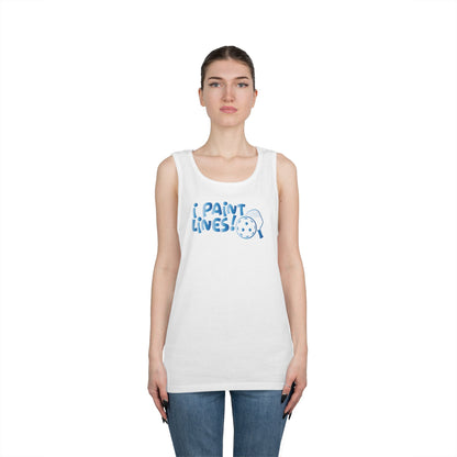Women's Comfy Pickleball Tank Top - I Paint Lines