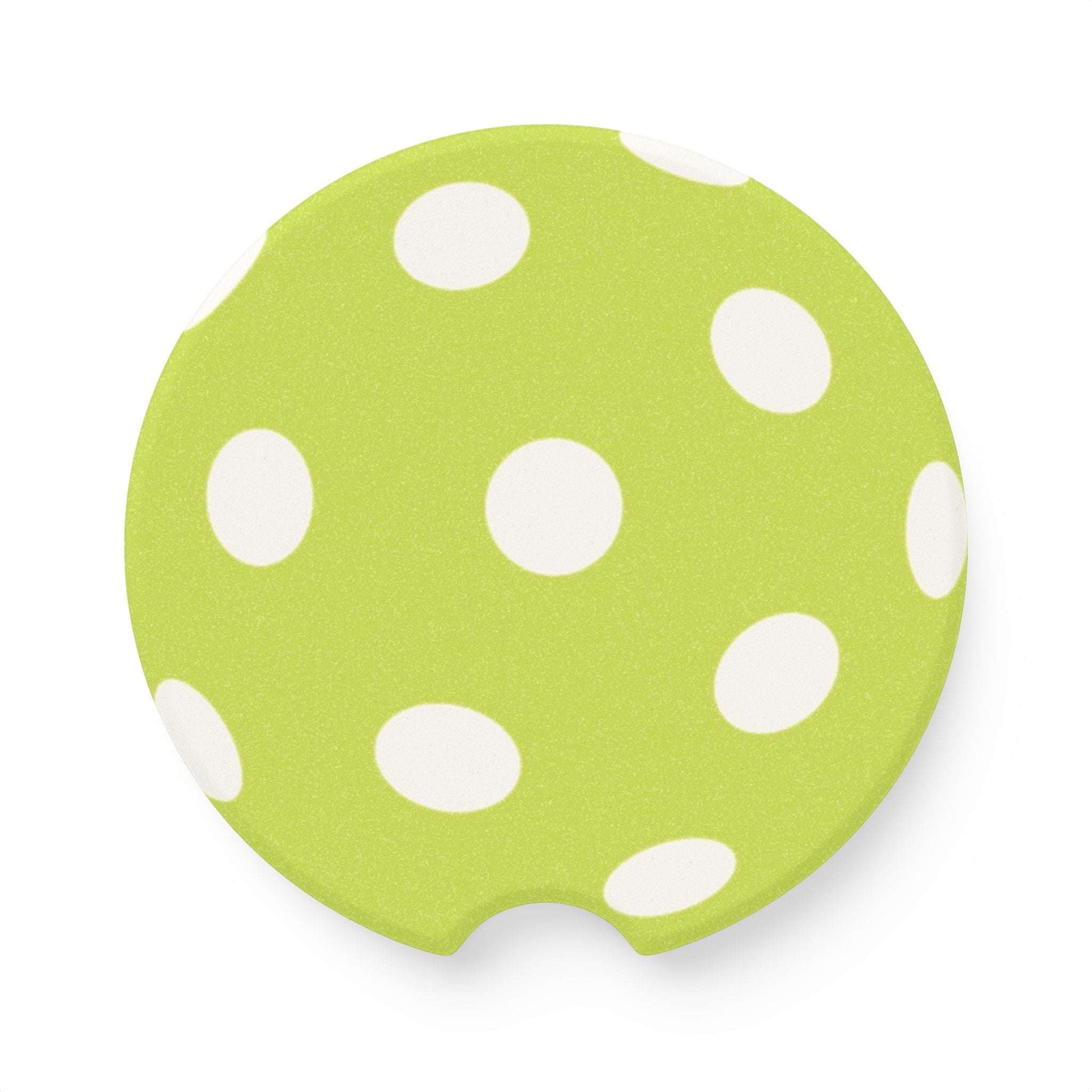 Pickleball Fun Car Coaster - Pickleball Ball 2.6'' × 2.6"