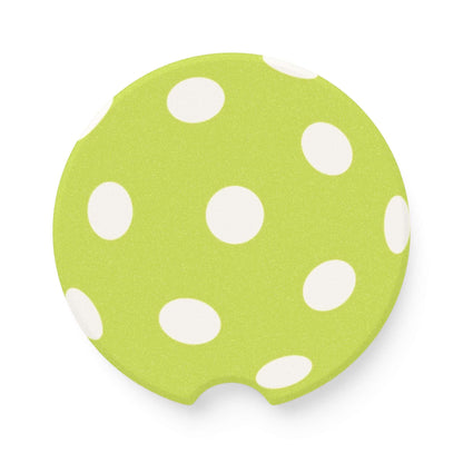 Pickleball Fun Car Coaster - Pickleball Ball 2.6'' × 2.6"