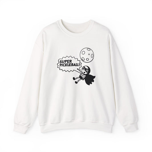 Men's Quirky Pickleball Sweatshirt - Super Pickleball S