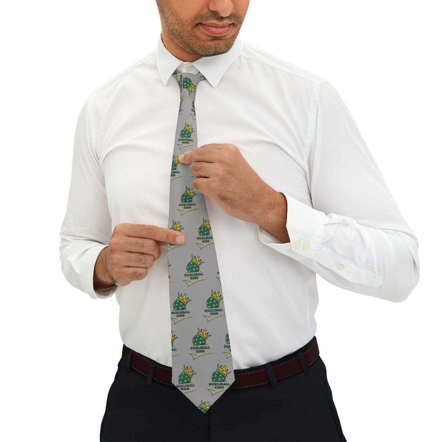 Men's Unique Pickleball Necktie - Pickleball King