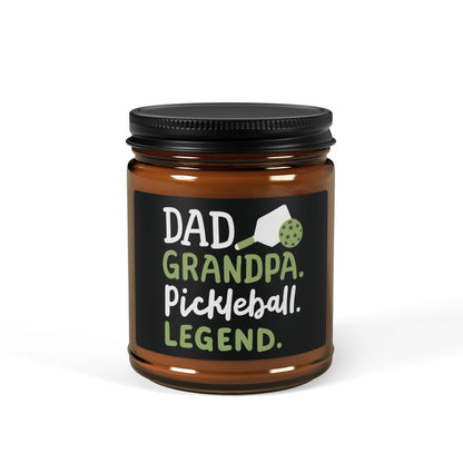 Pickleball Delightful Candle - Dad Grandpa Pickleball Legend Amber