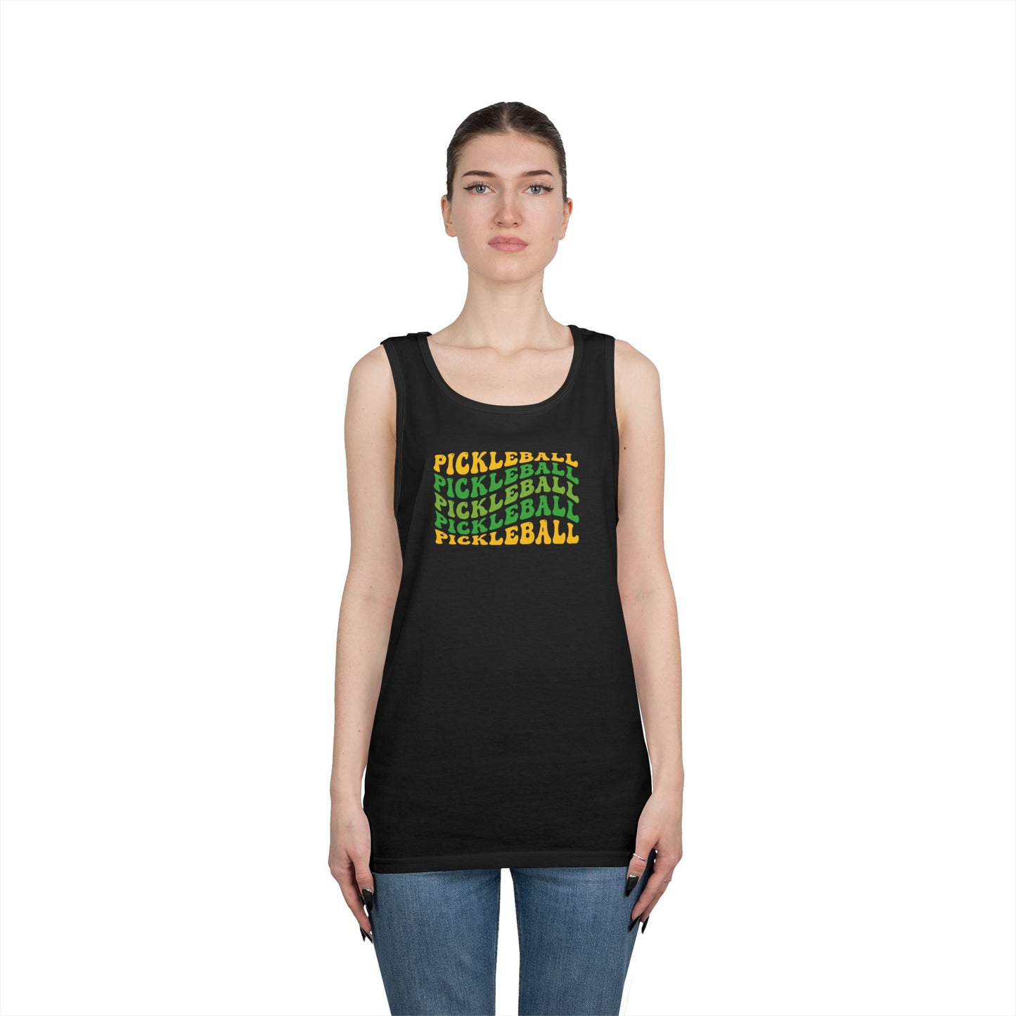 Women's Fun Pickleball Tank Top - Pickleball Wave
