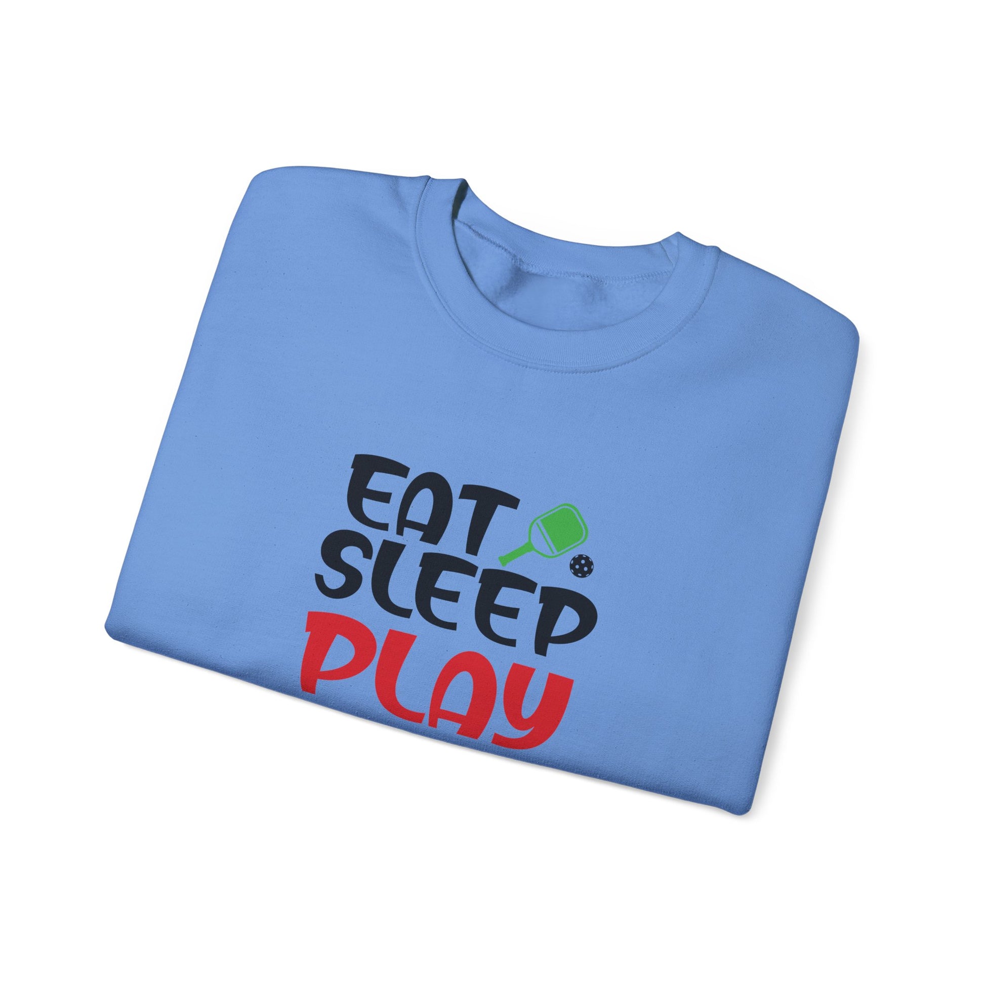 Men's Fun Pickleball Sweatshirt - Eat Sleep Play