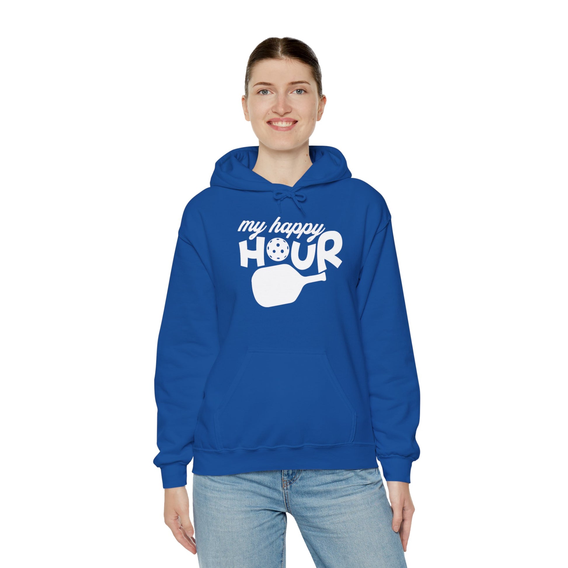 Women's Comfy Pickleball Hoodie - My Happy Hour