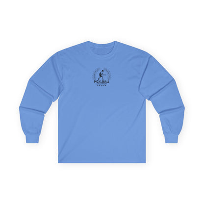 Men's Comfy Pickleball Long Sleeves top - Pickleball Champion Blue