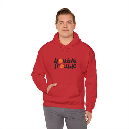 Men's Comfy Pickleball Hoodie - Double Trouble