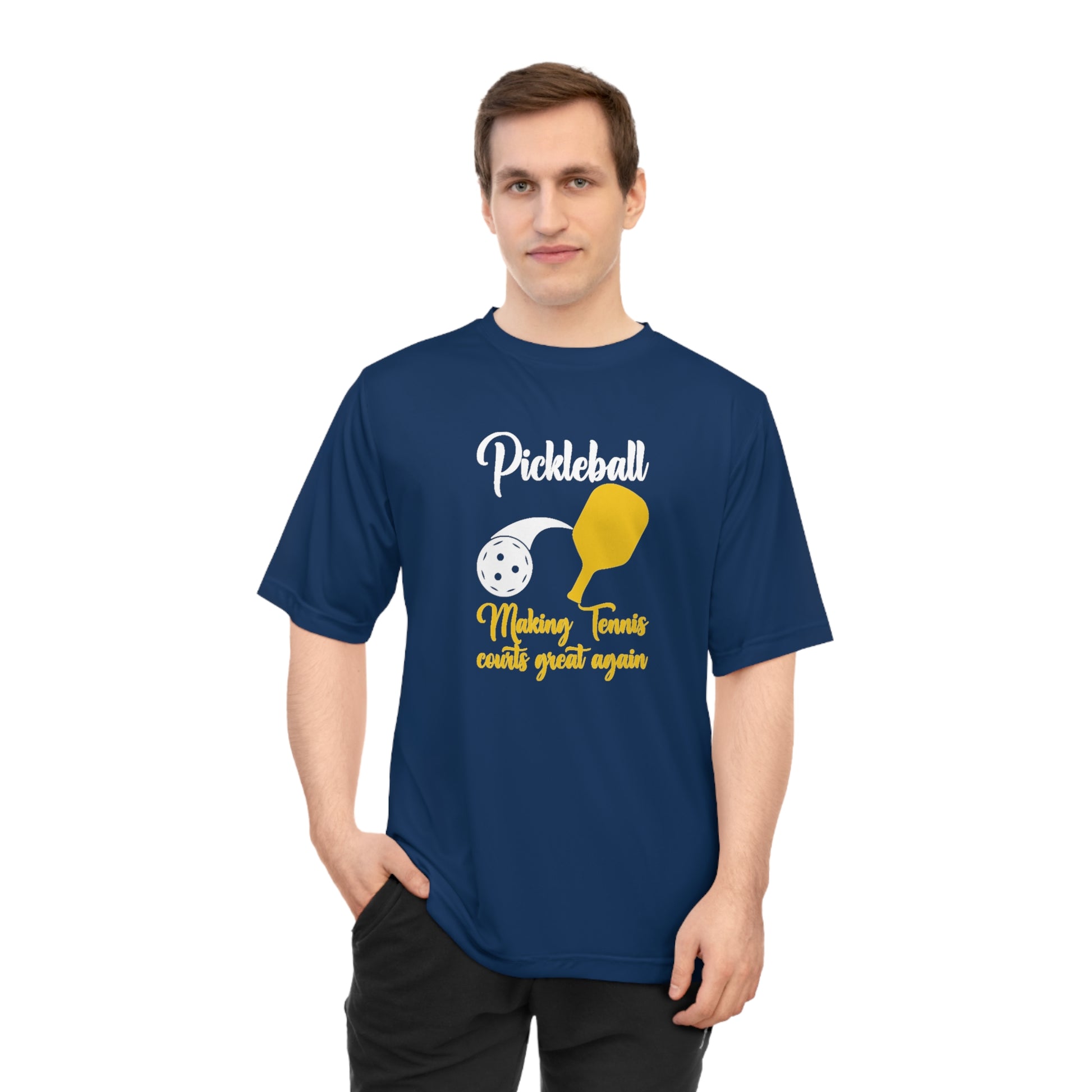 Men's Pickleball T-shirt - Pickleball Making Tennis Court Great Again