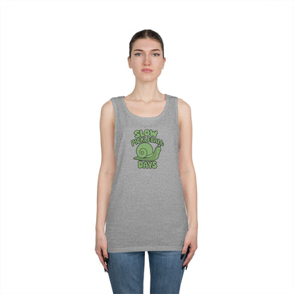 Women's Cute Pickleball Tank Top - Slow Pickleball Days