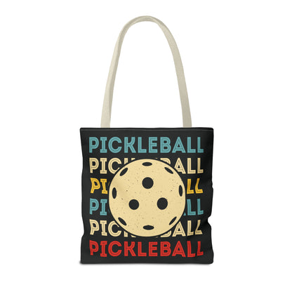 Pickleball Cool Tote Bag - Pickleball and Ball Beige