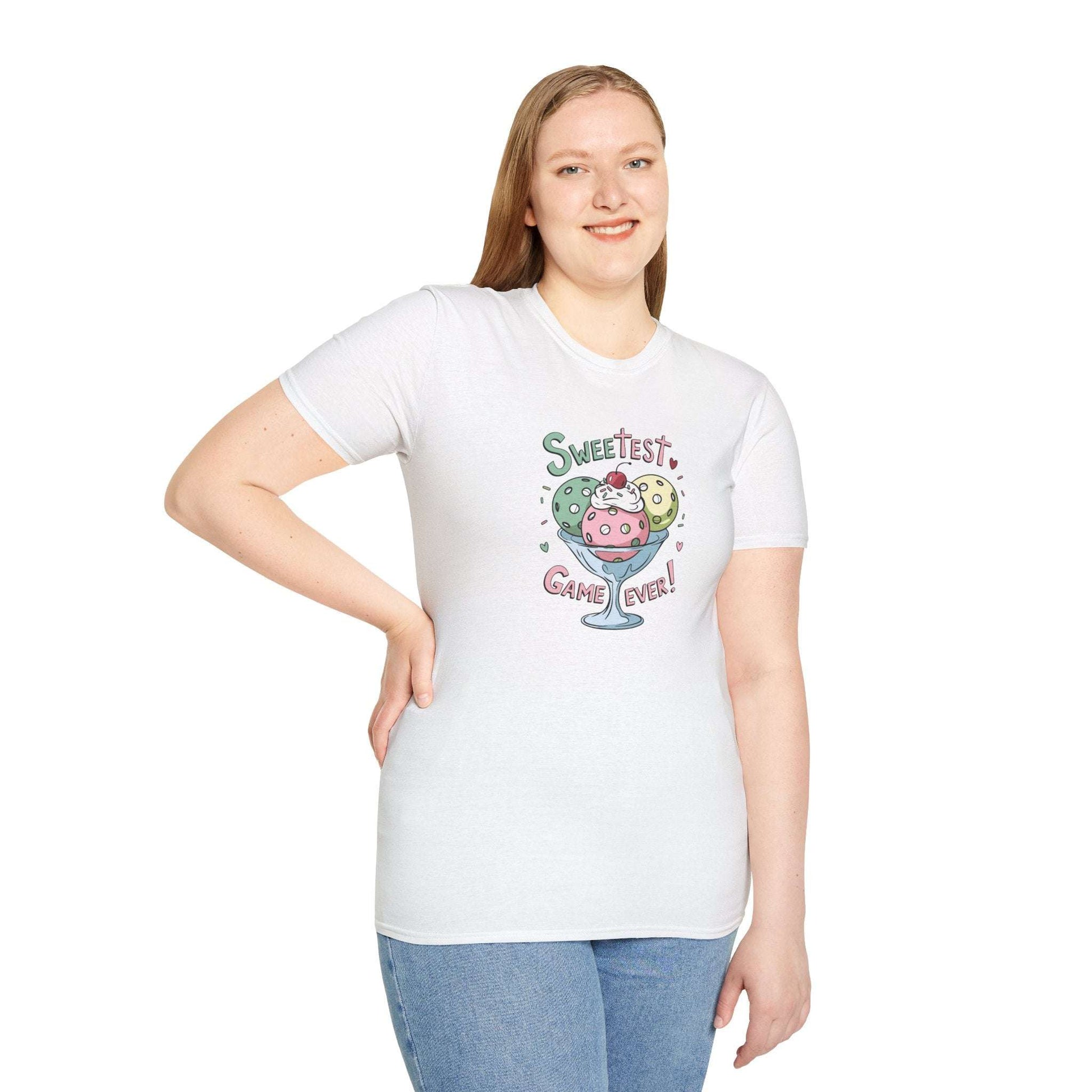 Women's Cute Pickleball T-shirt - Sweetest Game Ever
