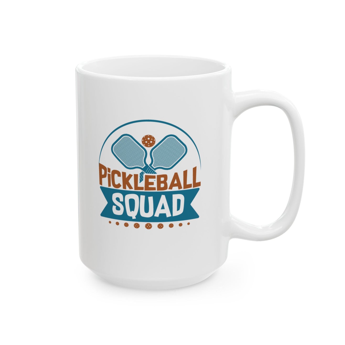 Pickleball Handy Mug - Pickleball Squad White