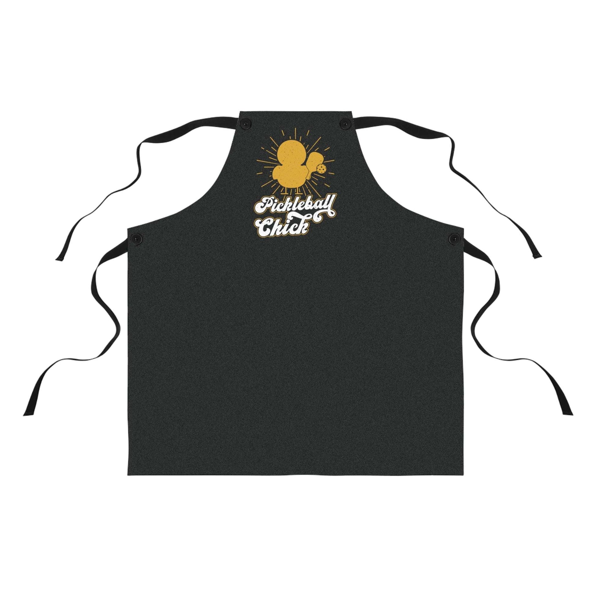 Pickleball Funny Apron - Pickleball Chick Black
