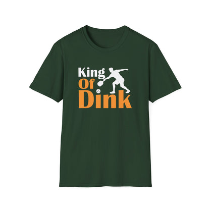 Men's Soft Pickleball T-shirt - King of Dink Green
