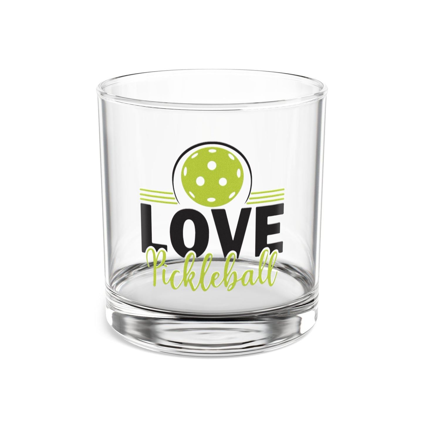 Pickleball Durable Rocks Glass - Love Pickleball 10oz