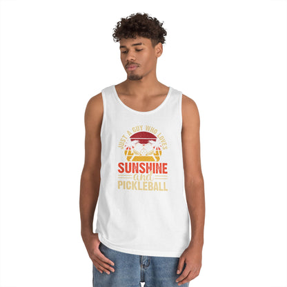 Men's Funny Pickleball Tank Top - Just A Guy Who Love Pickleball