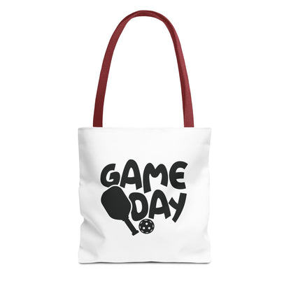 Pickleball Cute Tote Bag - Game Day Red