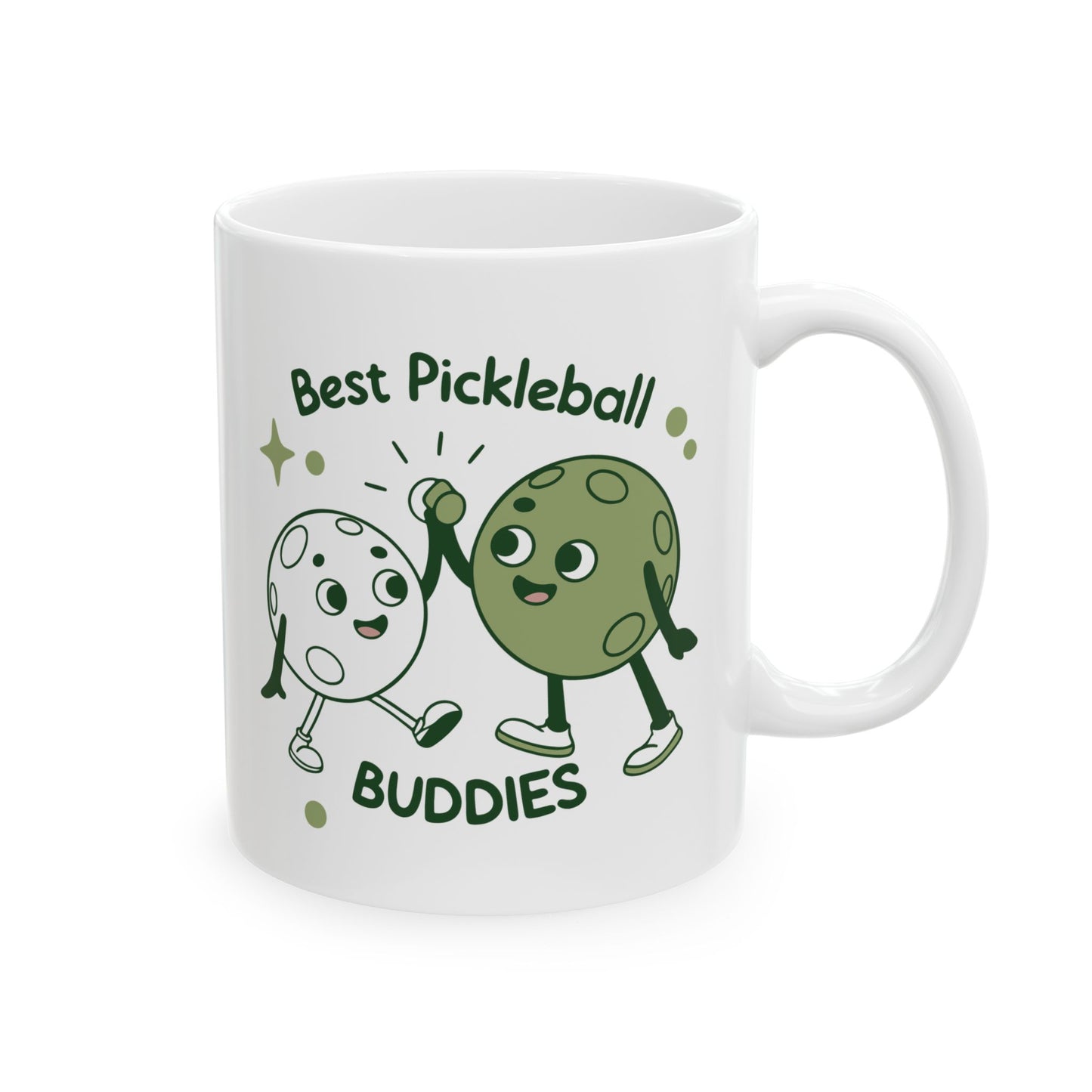 Pickleball Cute Mug - Best Pickleball Buddies White