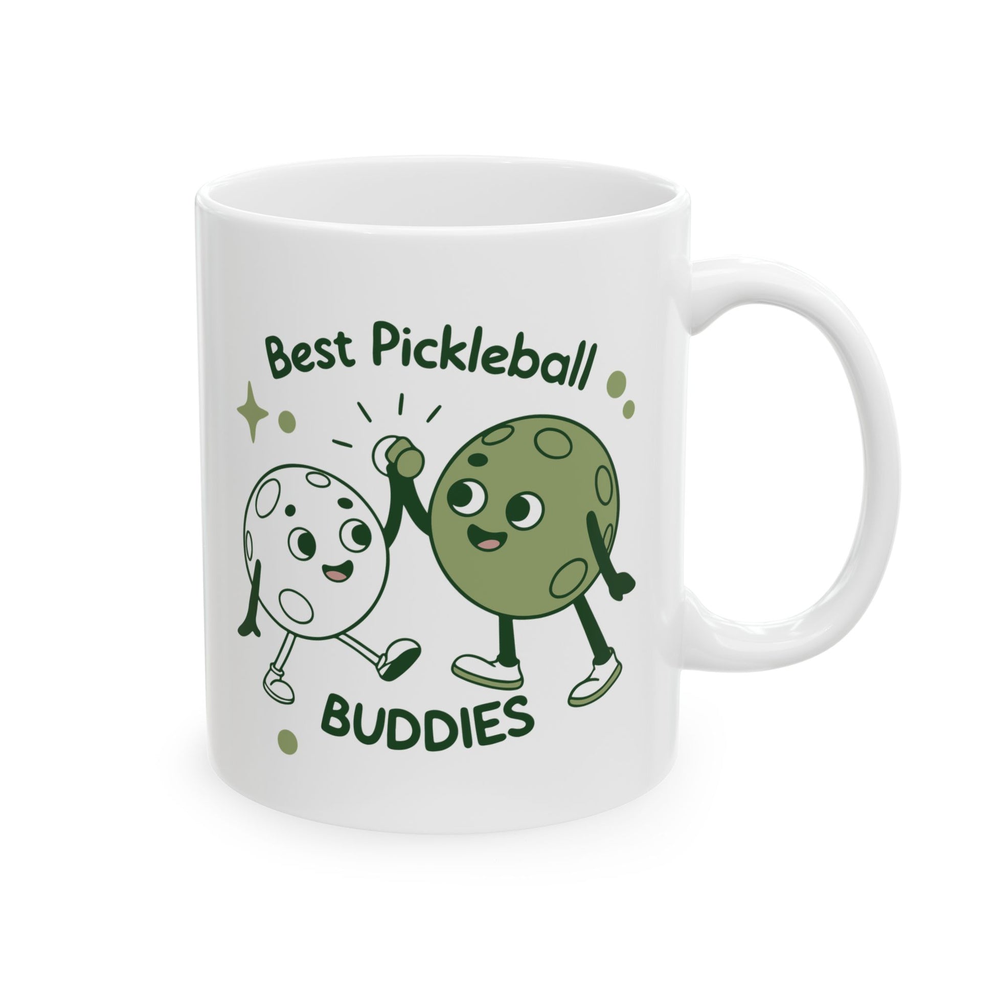 Pickleball Cute Mug - Best Pickleball Buddies White