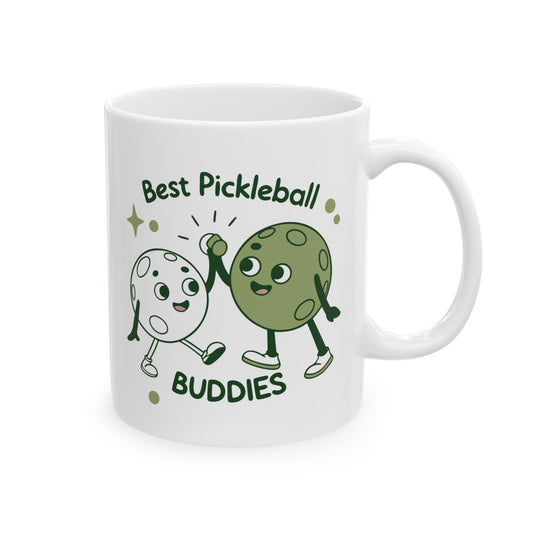 Pickleball Cute Mug - Best Pickleball Buddies White