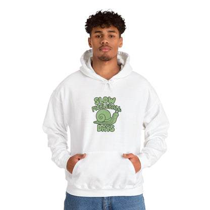 Men's Comfy Pickleball Hoodie - Slow Pickleball Days