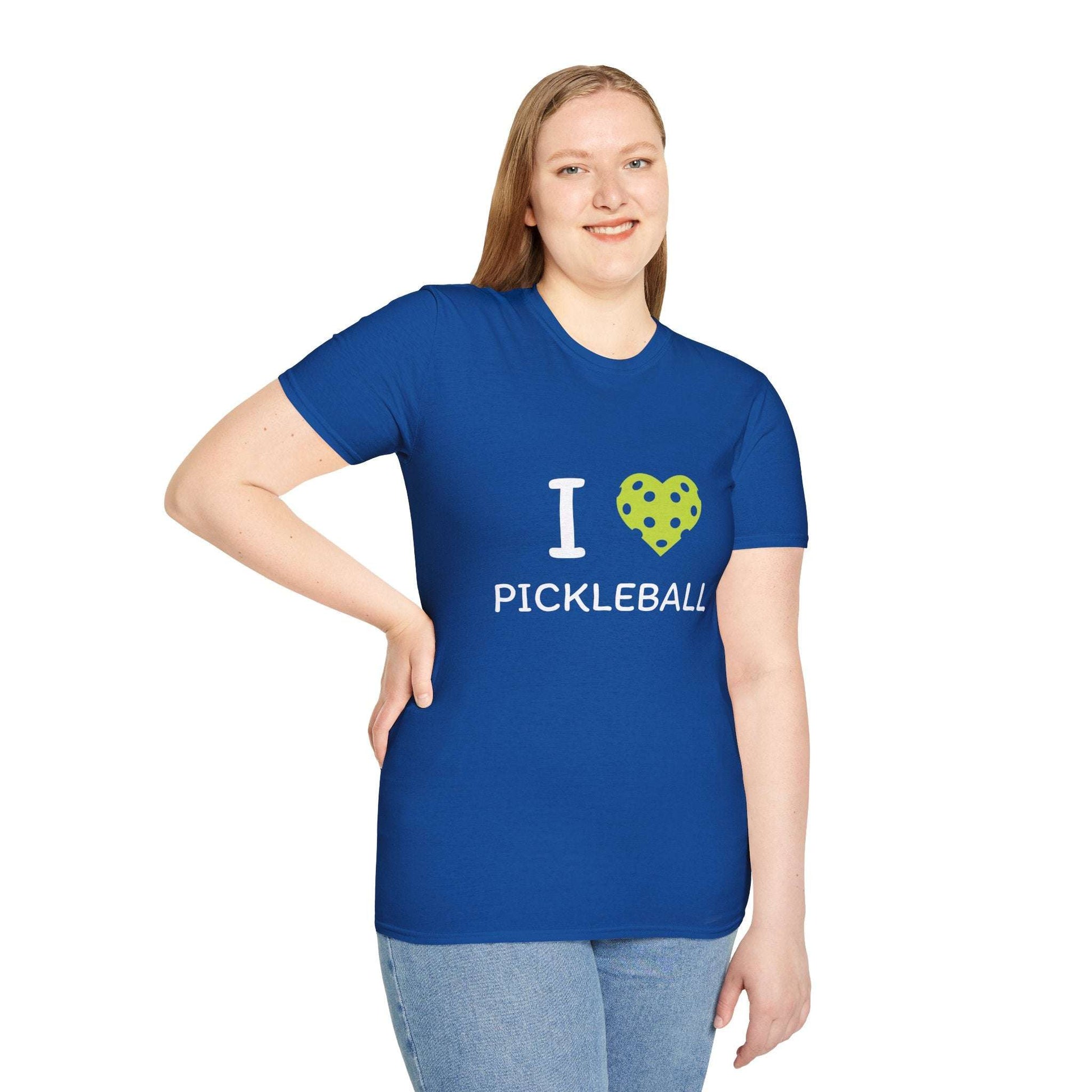 Women's Funny Pickleball T-Shirt - Heart