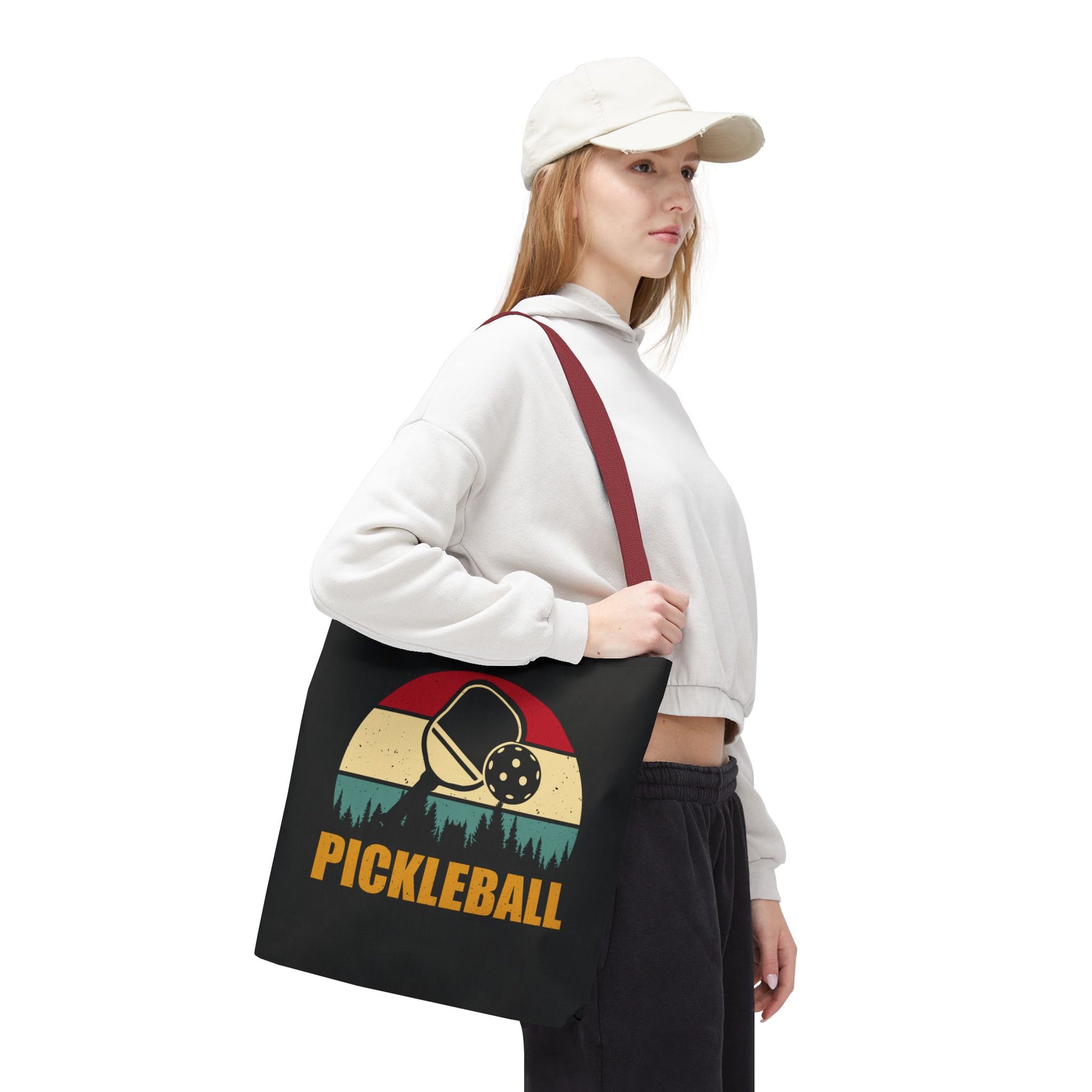 Pickleball Cool Tote Bag - Pickleball Retro