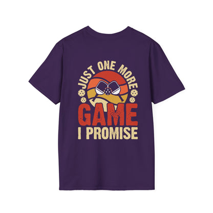 Men's Funny Pickleball T-Shirt - Just One More Game I Promise Retro