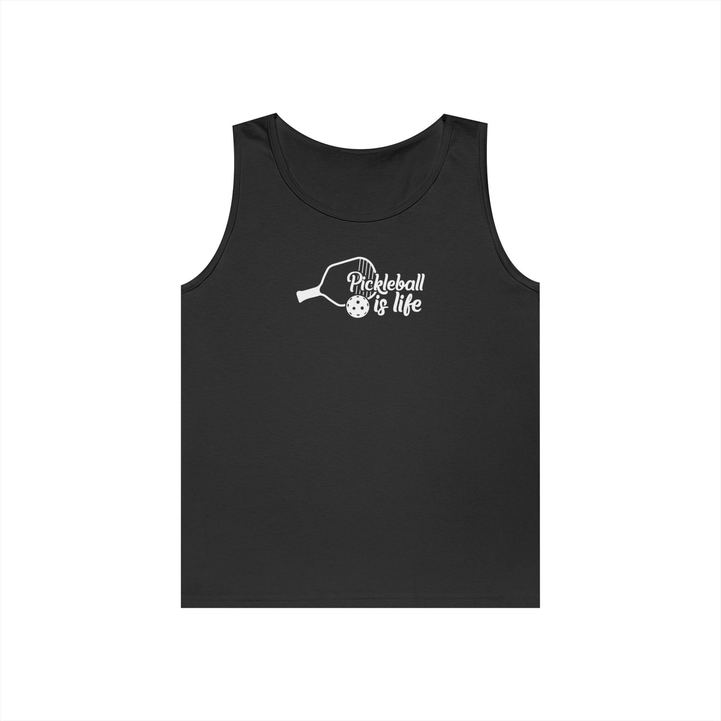 Women's Soft Pickleball Tank Top - Pickleball is Life Black