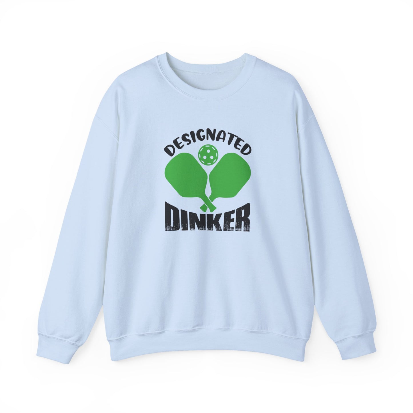 Men's Comfy Pickleball Sweatshirt - Designated Dinker Blue